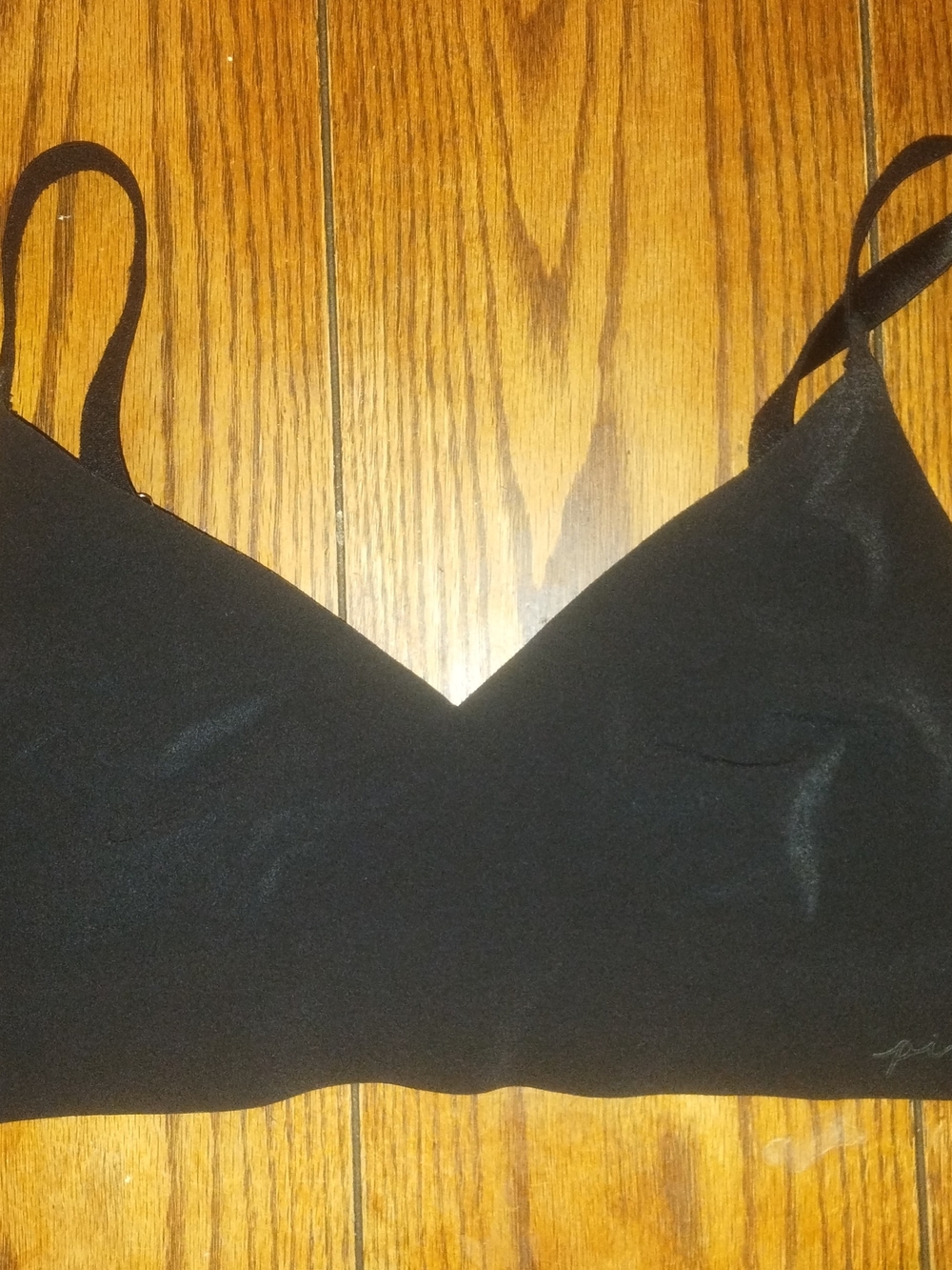 PINK Victoria's Secret Black Wireless Bralette Size M